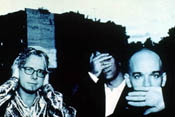 hear, speak, see no evil - chris was happy to have worked with r.e.m. ]